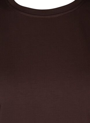 Tröja i sweatshirtmaterial med rund hals och ballongärmar, Molé, Packshot image number 2