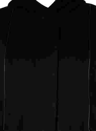 Jacka i ull och huva, Black Solid, Packshot image number 2