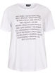 T-shirt med tryck, Vit, Packshot image number 0