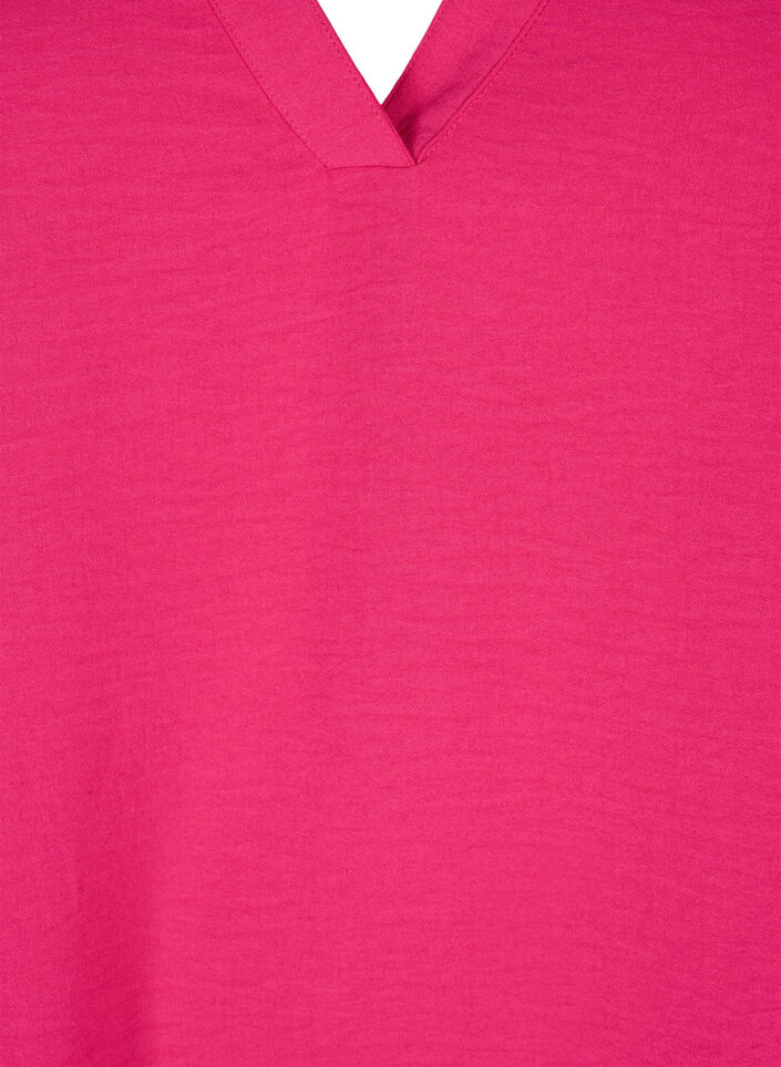 Ärmlös topp med rynkdetaljer, Rosa, Packshot image number 2