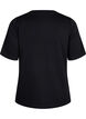 T-shirt i modalblandning, Svart, Packshot image number 1