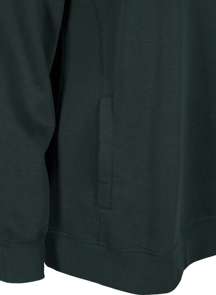 FLASH - Sweatshirt med hög krage, Scarab, Packshot image number 3