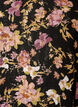 Blus med blomsterm&ouml;nster och volangdetaljer, Svart, Packshot image number 2