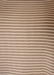 Randig t-shirt i viskos med rund halsringning, Beige, Packshot image number 2