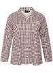 Pyjamasskjorta i bomull med br&ouml;stficka, R&ouml;d, Packshot image number 0