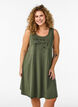 Ärmlös a-linjeformad klänning, Grön, Model image number 0