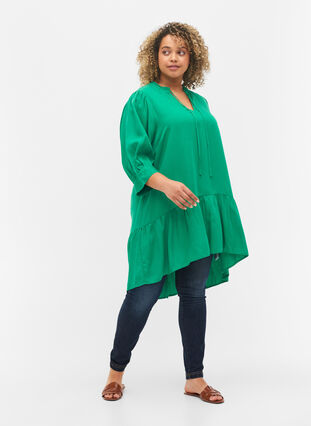 Klänning med 3/4 ärmar, Jolly Green, Model image number 2