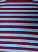 Randig blus med l&aring;nga &auml;rmar, Bl&aring;, Packshot image number 2