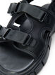 Sandal med bred passform, Svart, Packshot image number 2