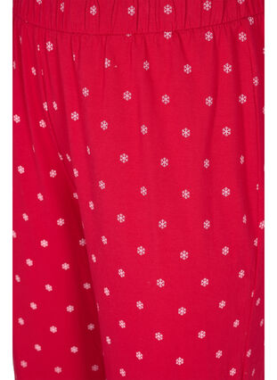 Pyjamasbyxor med mönster, Tango Red AOP, Packshot image number 2