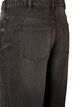 Kiana straight fit-jeans med h&ouml;g midja, Svart, Packshot image number 3