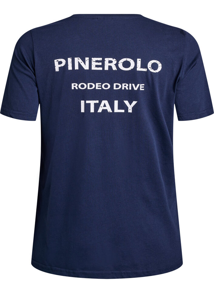 T-shirt med tryck, Bl&aring;, Packshot image number 1