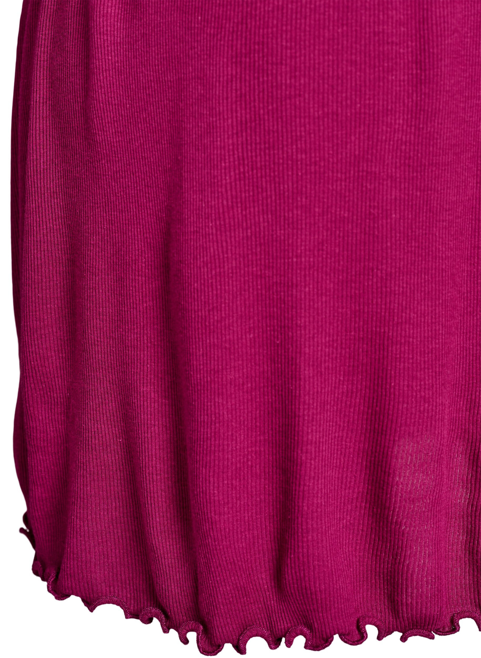 Zizzi Nattlinne med spetskant, Lila, Packshot image number 3