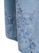 Myra jeans med bred passform och blomdetaljer, Bl&aring;, Packshot image number 3