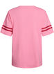 Sportig oversized college-t-shirt, Rosa, Packshot image number 1