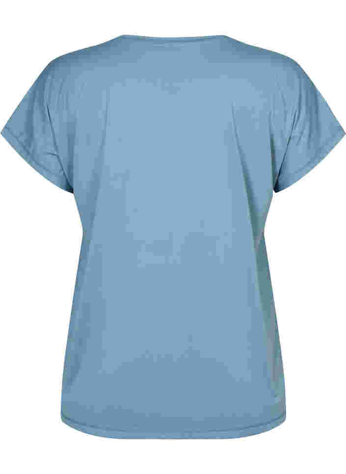 Kortärmad t-shirt för träning, Smoke Blue, Packshot image number 1
