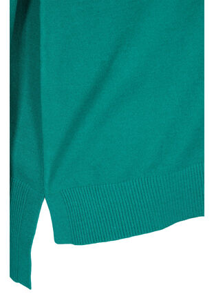 Långärmad tröja med ribb och slits, Parasailing Mel., Packshot image number 3