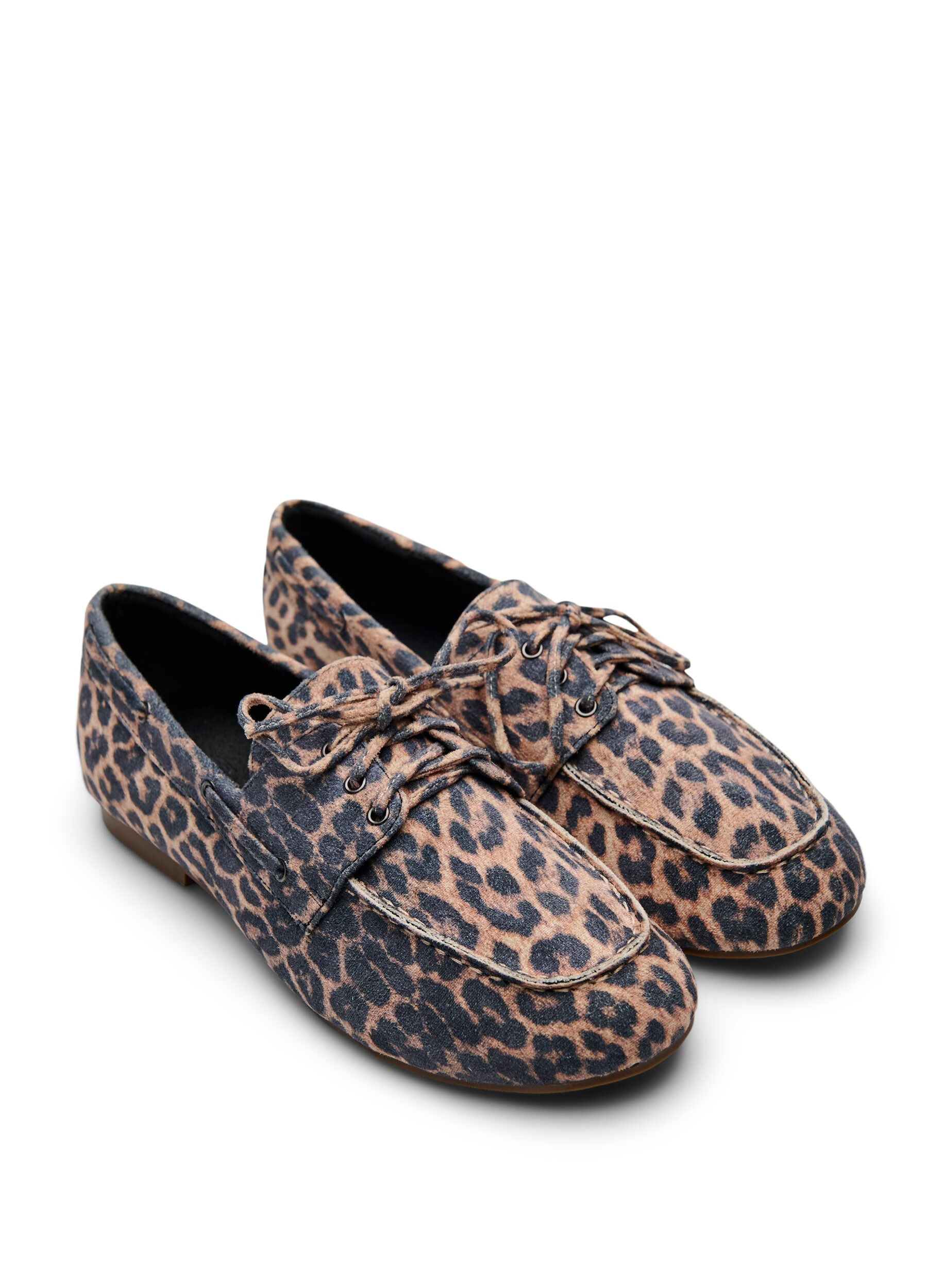 Zizzi Mockasiner i mockaimitation, Beige, Packshot image number 1