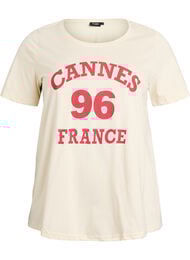 T-shirt med tryck, Vanilla