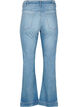Bootcutjeans med slits, Blue Denim, Packshot image number 1