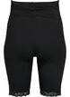 Cykelshorts för gravida med spetskant, Black, Packshot image number 1