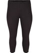 Leggings med 3/4-l&auml;ngd och knappar, Svart, Packshot image number 0