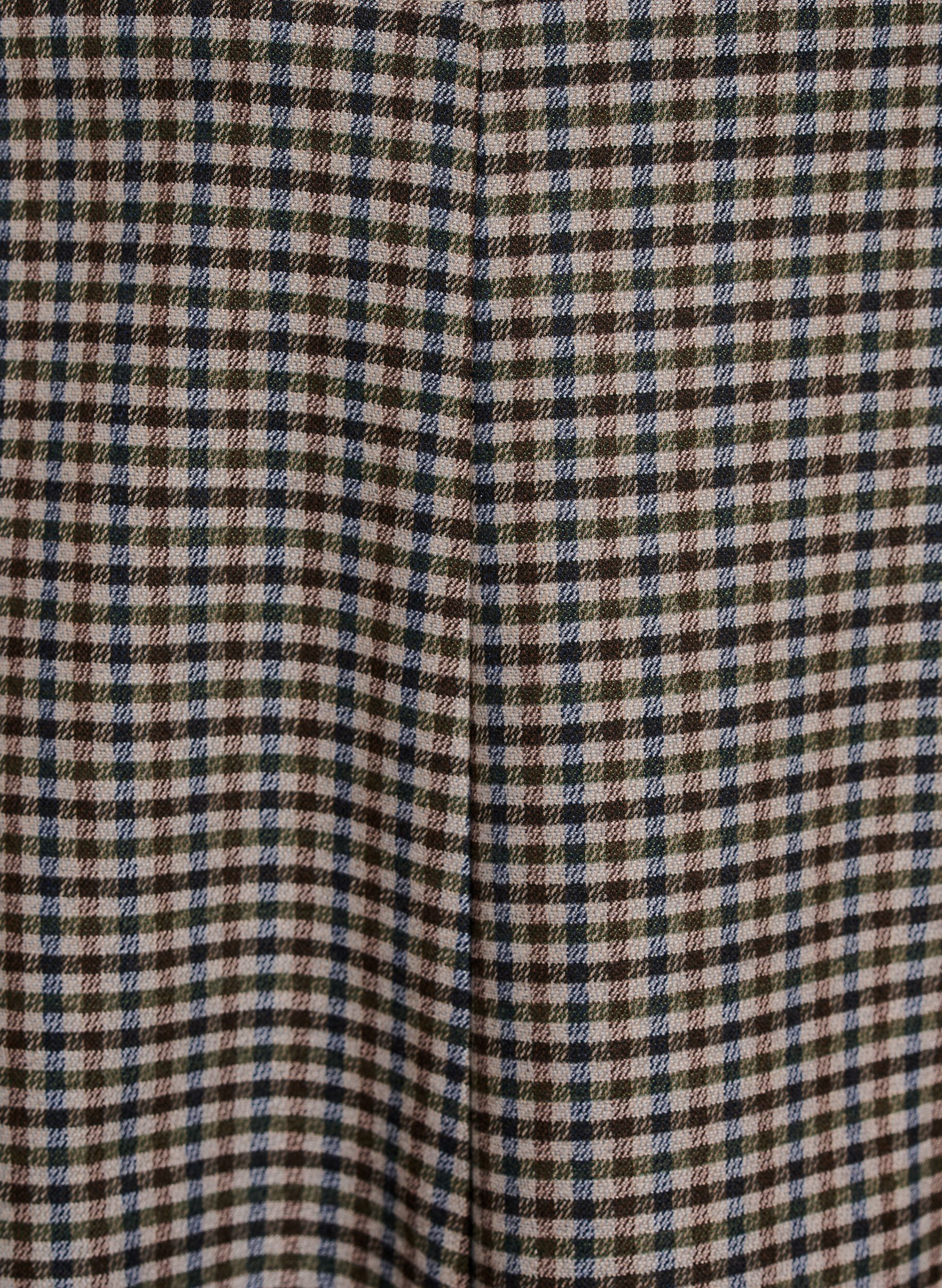 Zizzi Kort a-linjeformad kjol, Brun, Packshot image number 2