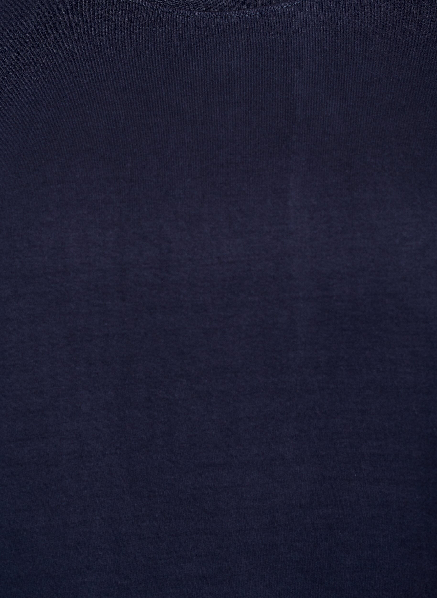 Zizzi Sweatshirt med rund halsringning, Bl&aring;, Packshot image number 2