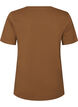 T-shirt i bomull med tryck, Brun, Packshot image number 1