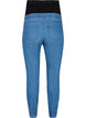 Gravidjeggings med bakfickor, Blue denim, Packshot image number 1