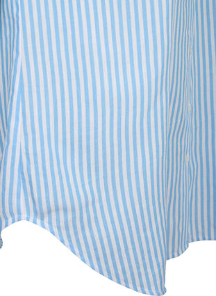 Lång randig skjorta med trekvartsärmar, Marina W. Stripe, Packshot image number 3