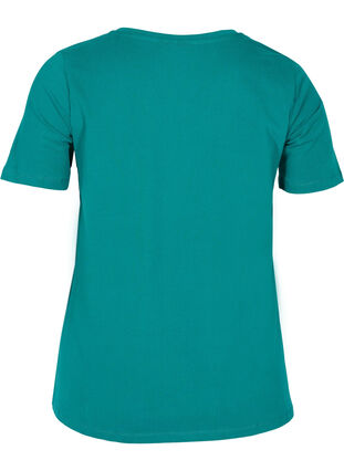Basis t-shirt, Teal Green, Packshot image number 1