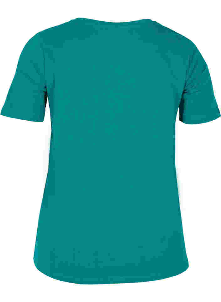 Basis t-shirt, Teal Green, Packshot image number 1