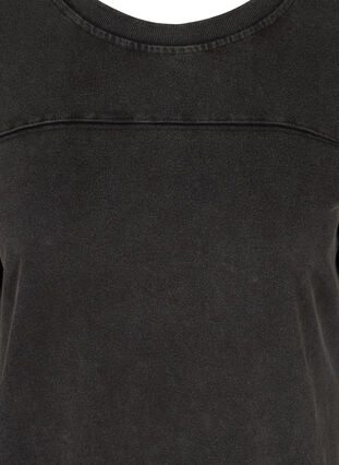Sweatklänning i bomull, Grey, Packshot image number 2