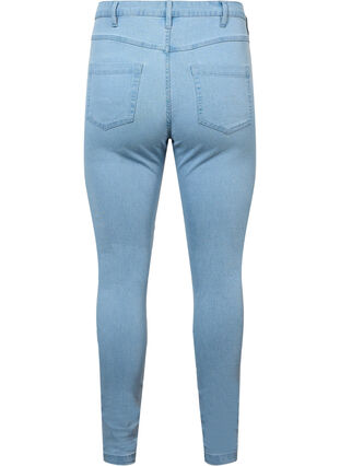 Super slim Amy jeans med hög midja, Ex Lgt Blue, Packshot image number 1