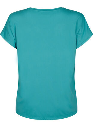 Kortärmad t-shirt för träning, Green-Blue Slate, Packshot image number 1