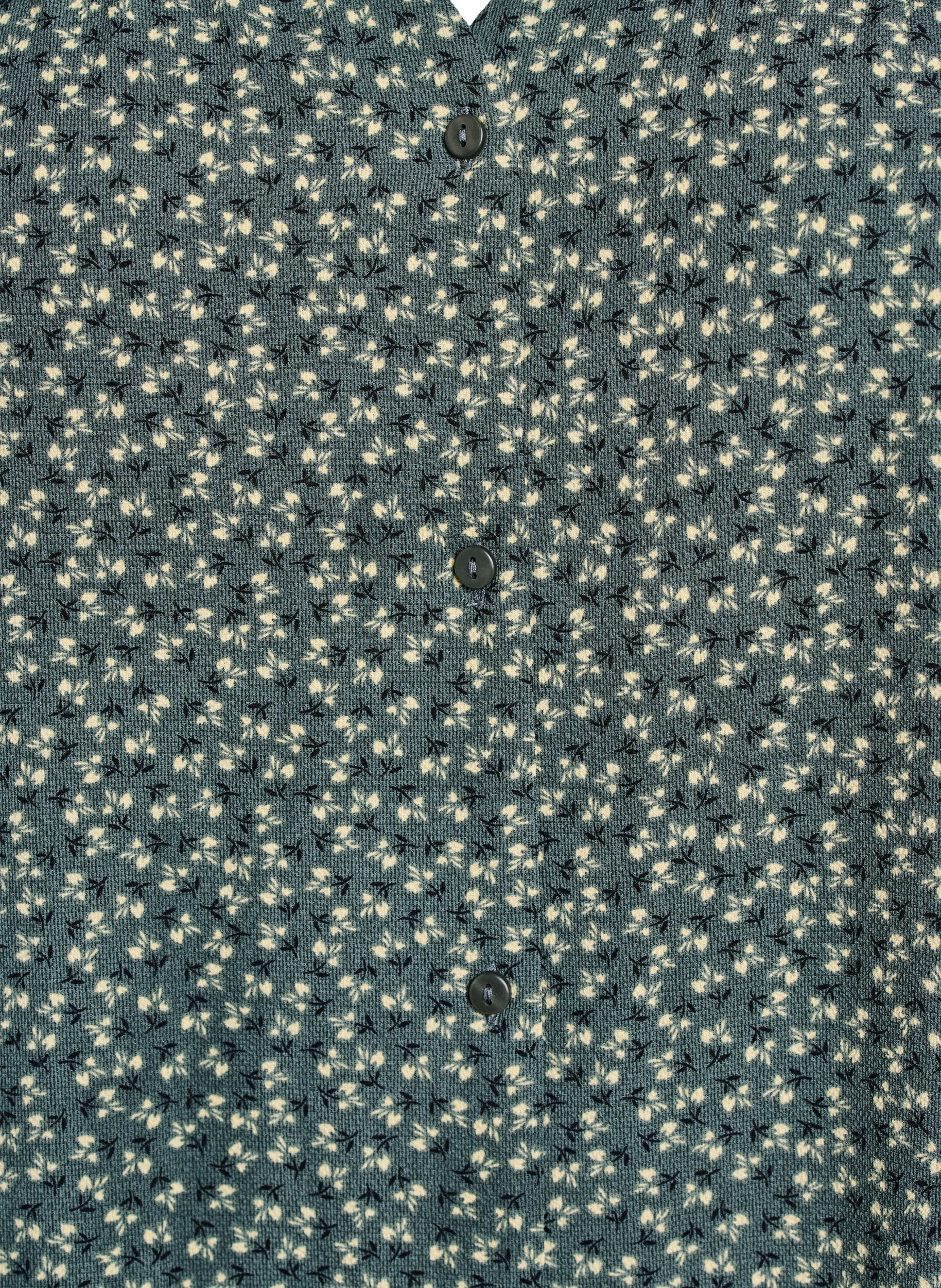 ZizziSkjortblus med halvl&aring;nga &auml;rmar, Gr&ouml;n, Packshot image number 2