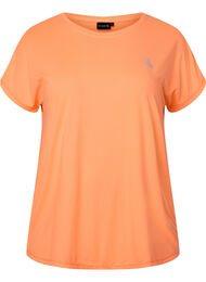 Kortärmad t-shirt för träning, Neon Orange