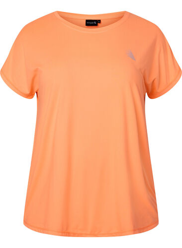 Kortärmad t-shirt för träning, Neon Orange, Packshot image number 0