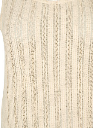 Lätt vävd strandklänning med slits, Brazilian Sand, Packshot image number 2