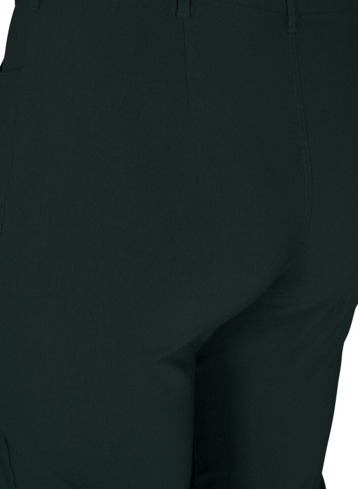 Klassisk byxa i viskosblandning, Gr&ouml;n, Packshot image number 3