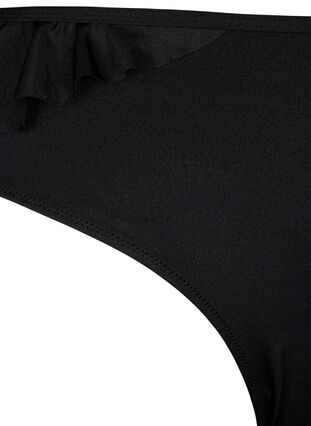 Bikinitrosor med volanger, Black, Packshot image number 2