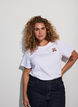 T-shirt i ekologisk bomull med nallebj&ouml;rnsmotiv, Vit, Model image number 3