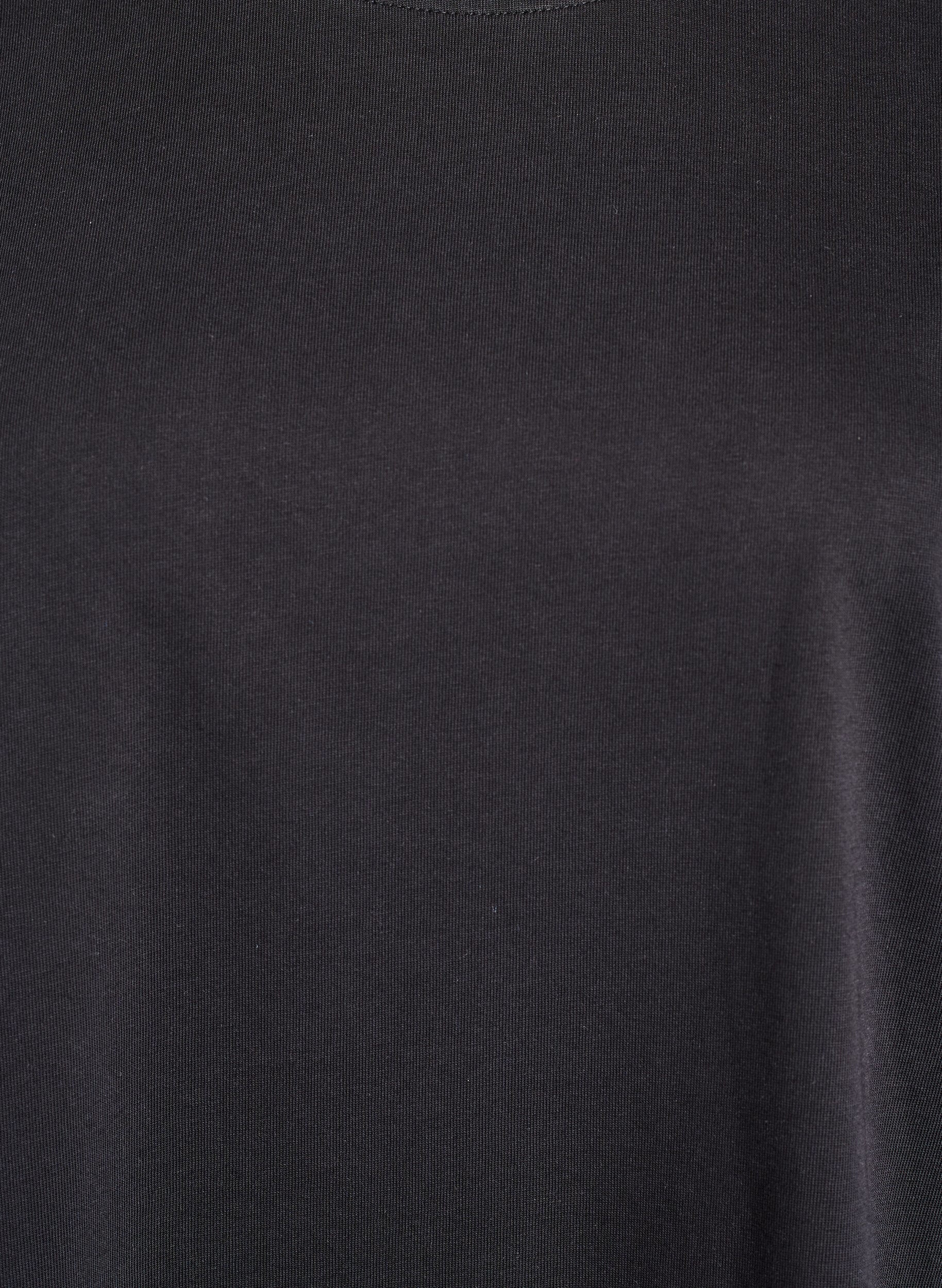 Zizzi Oversized t-shirt med halvl&aring;nga &auml;rmar, Svart, Packshot image number 2
