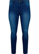 Super slim Amy jeans med h&ouml;g midja, Blue Denim, Packshot image number 0