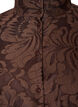 Bomberjacka i blommig jacquard, Brun, Packshot image number 2