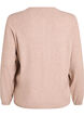 Cardigan med runda knappar, Beige, Packshot image number 1