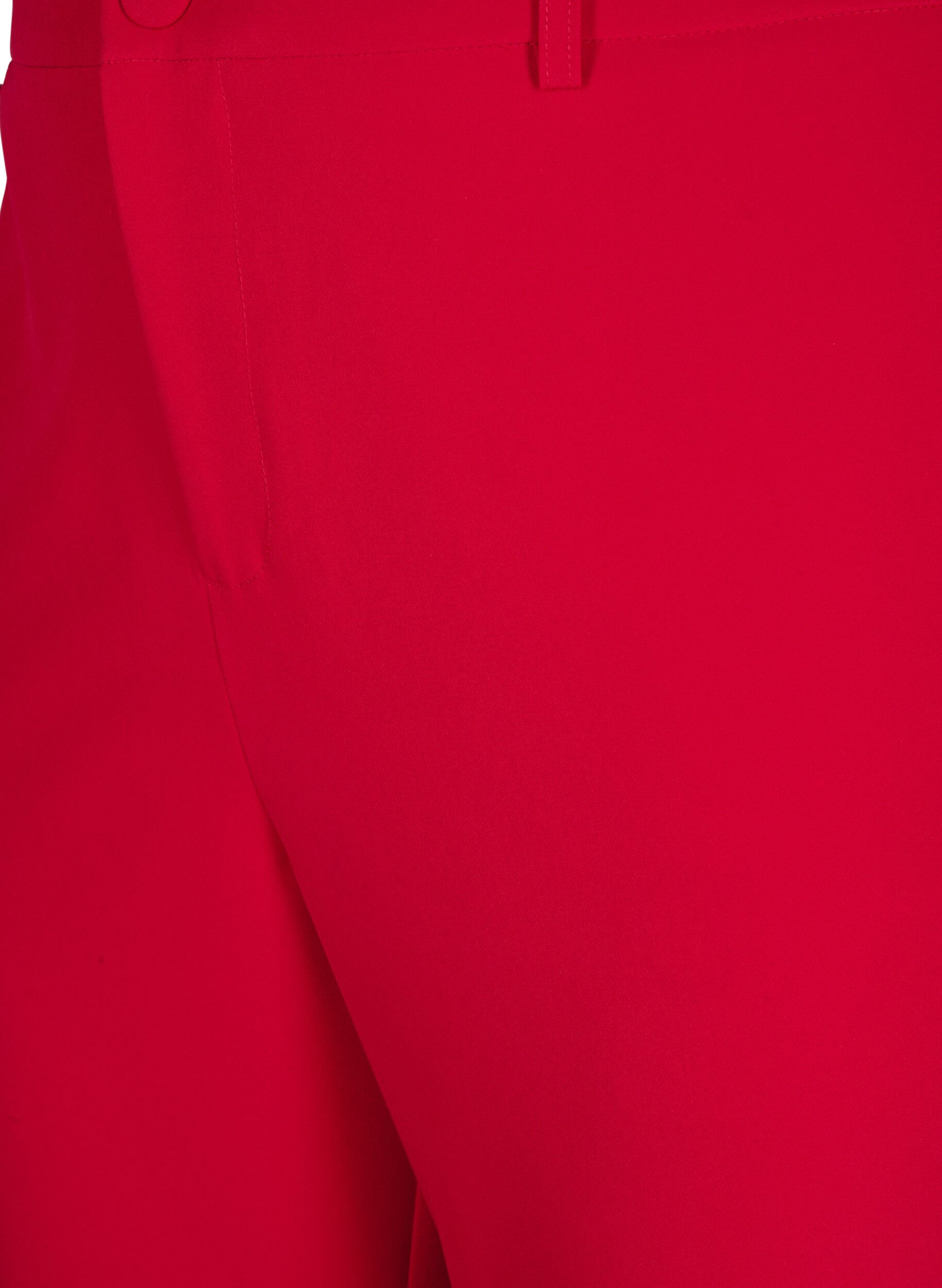 ZizziKostymbyxor med fickor, Tango Red, Packshot image number 2