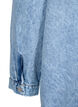 Löst sittande denimjacka med knappar, Light blue denim, Packshot image number 4