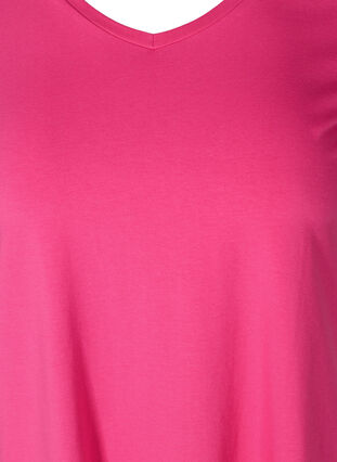 Basis t-shirt, Fuchsia Purple, Packshot image number 2